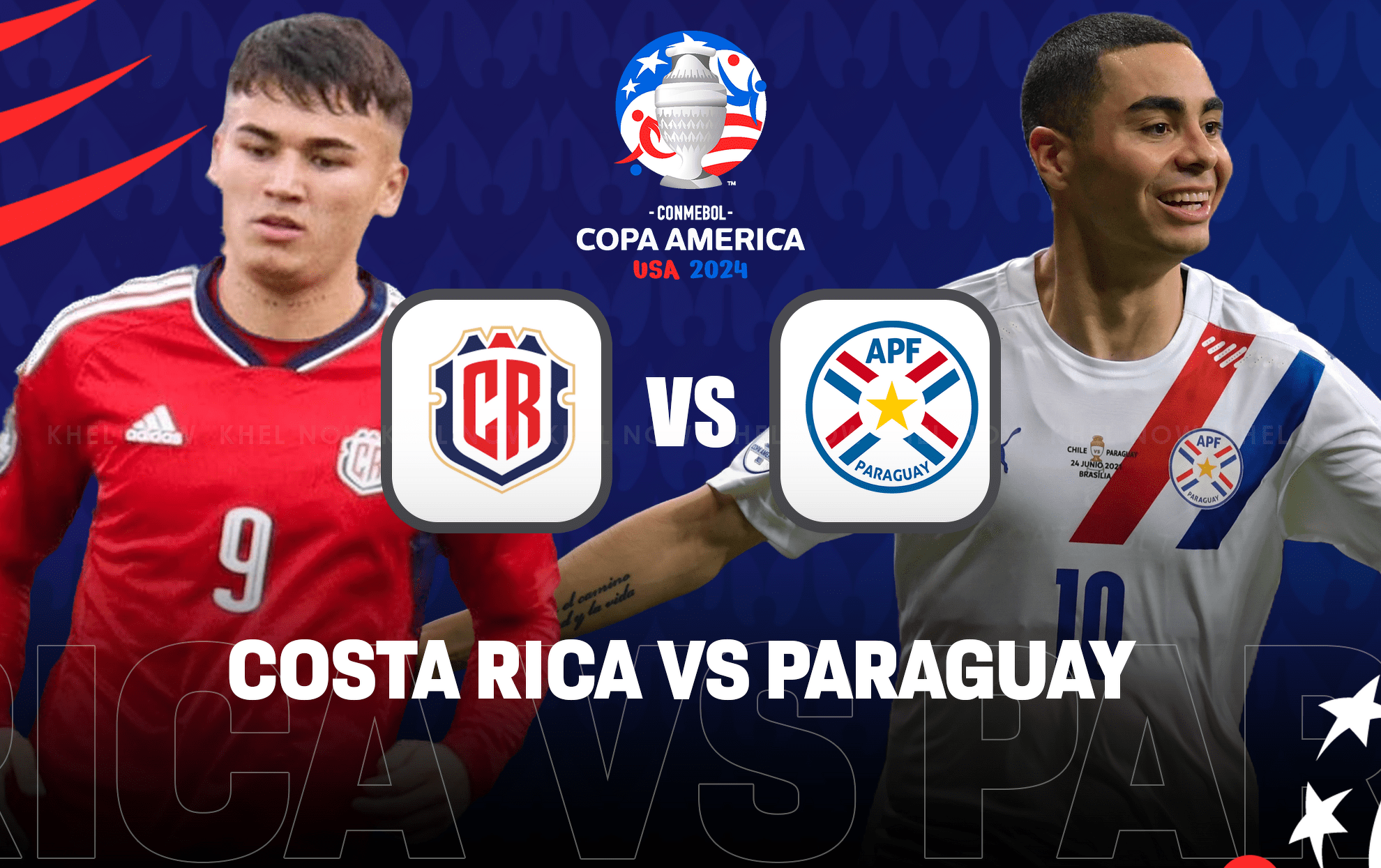 Costa Rica vs Paraguay